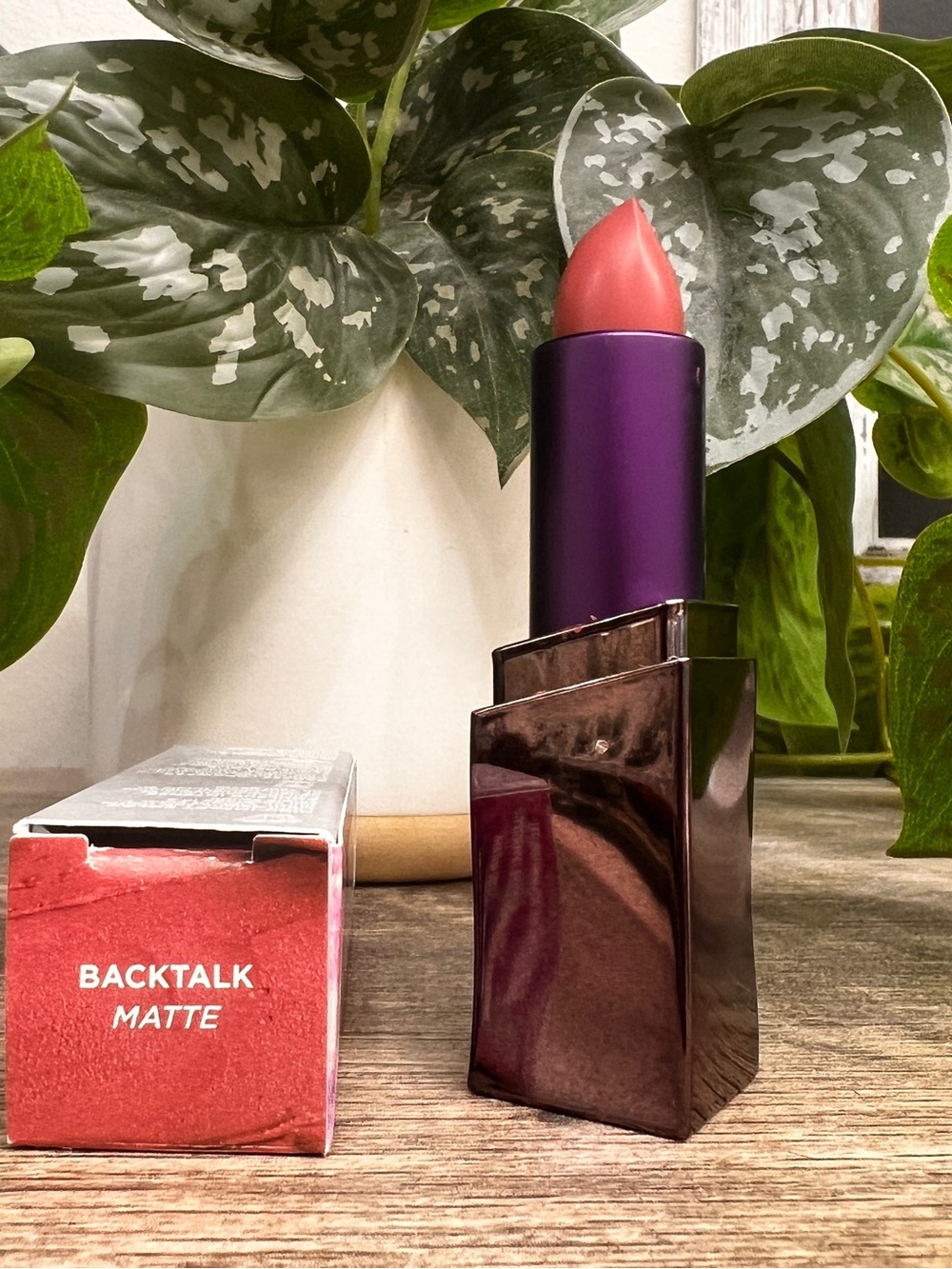 Matte Lipstick — Warm Peachy Pink